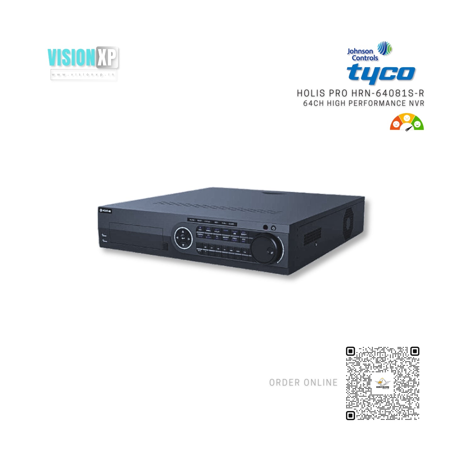 Holis Pro HRN-64081S-R 64CH High Performance Network Video Recorder Holis Pro HRN-64081S-R 64CH High Performance Network Video Recorder